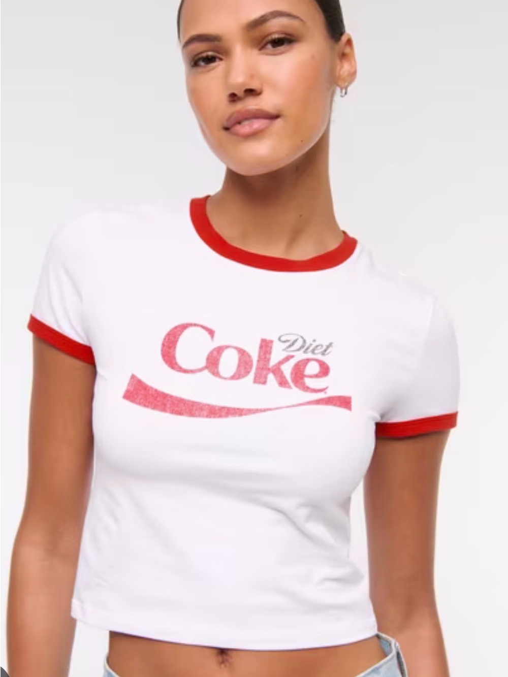 NWT Abercrombie Diet Coke Baby Tee - Size M
